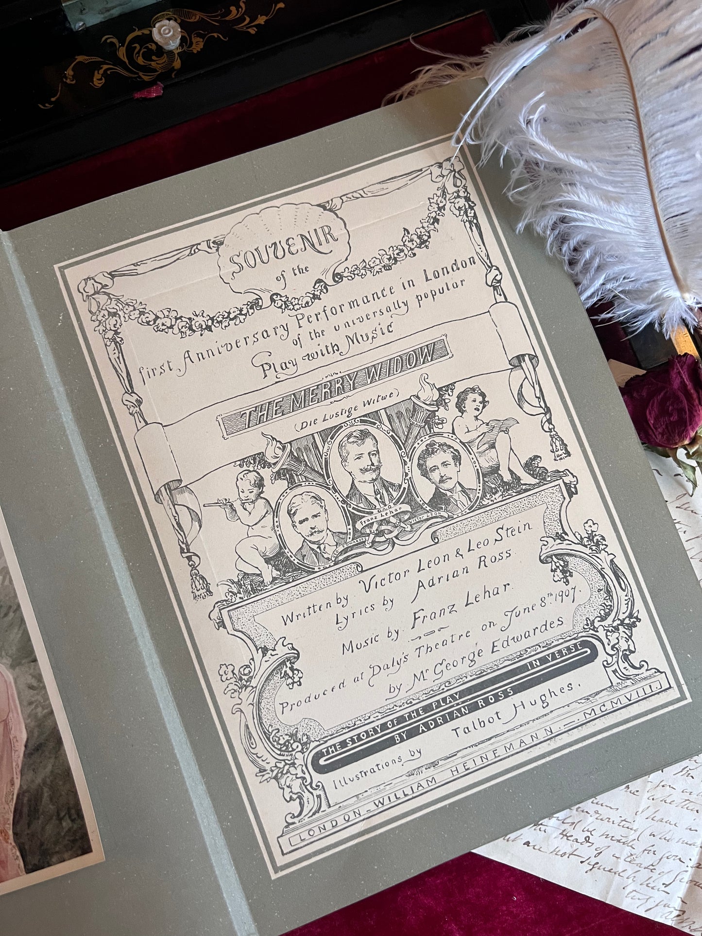 The Merry Widow Souvenir Book 1909