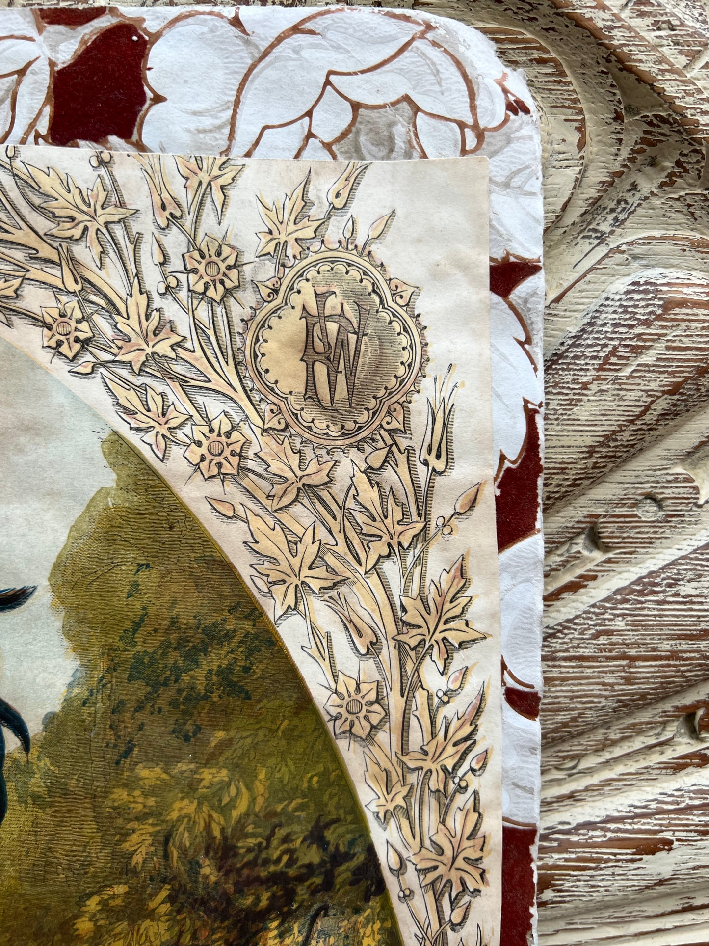 Victorian scrapbook artwork