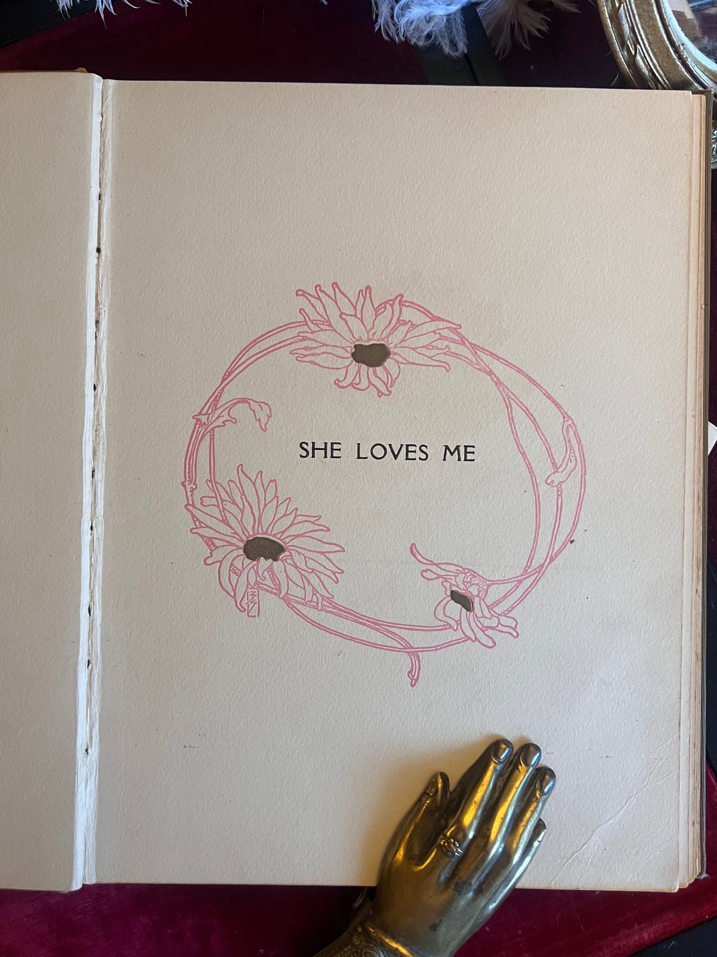'She Loves Me' poetry book 1911