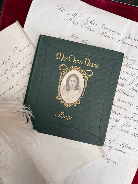 1915 'My Own Name Mary' History Poetry and Romance