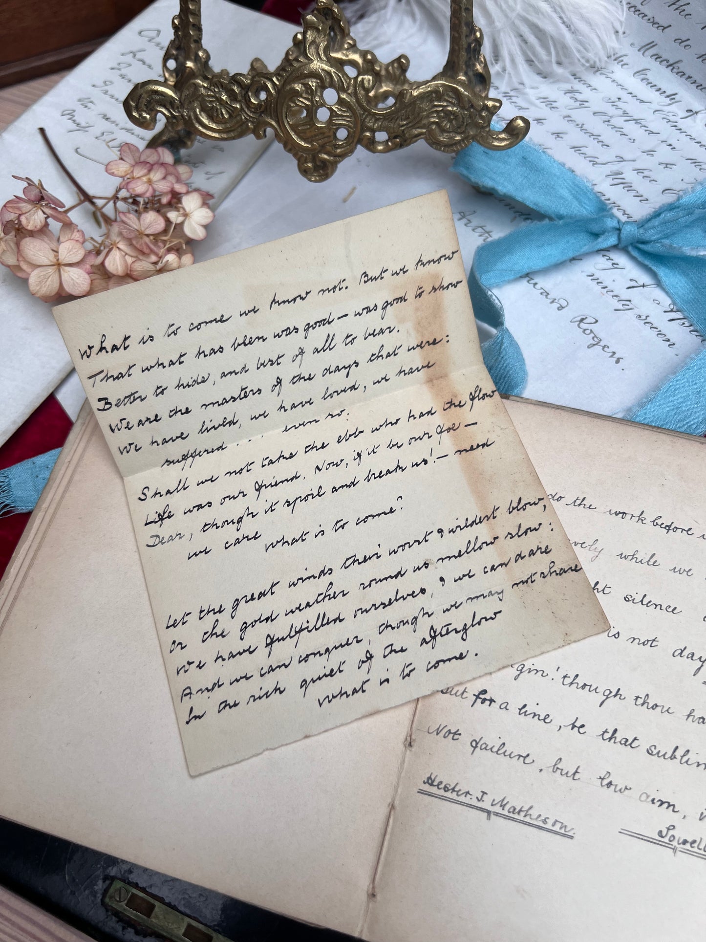 1899 Manuscript Album Lithographs