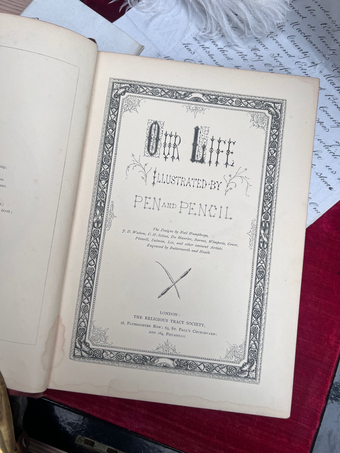 1865 'Our Life Illustrated' By Pen & Pencil