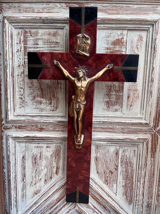 1920s French Crucifix