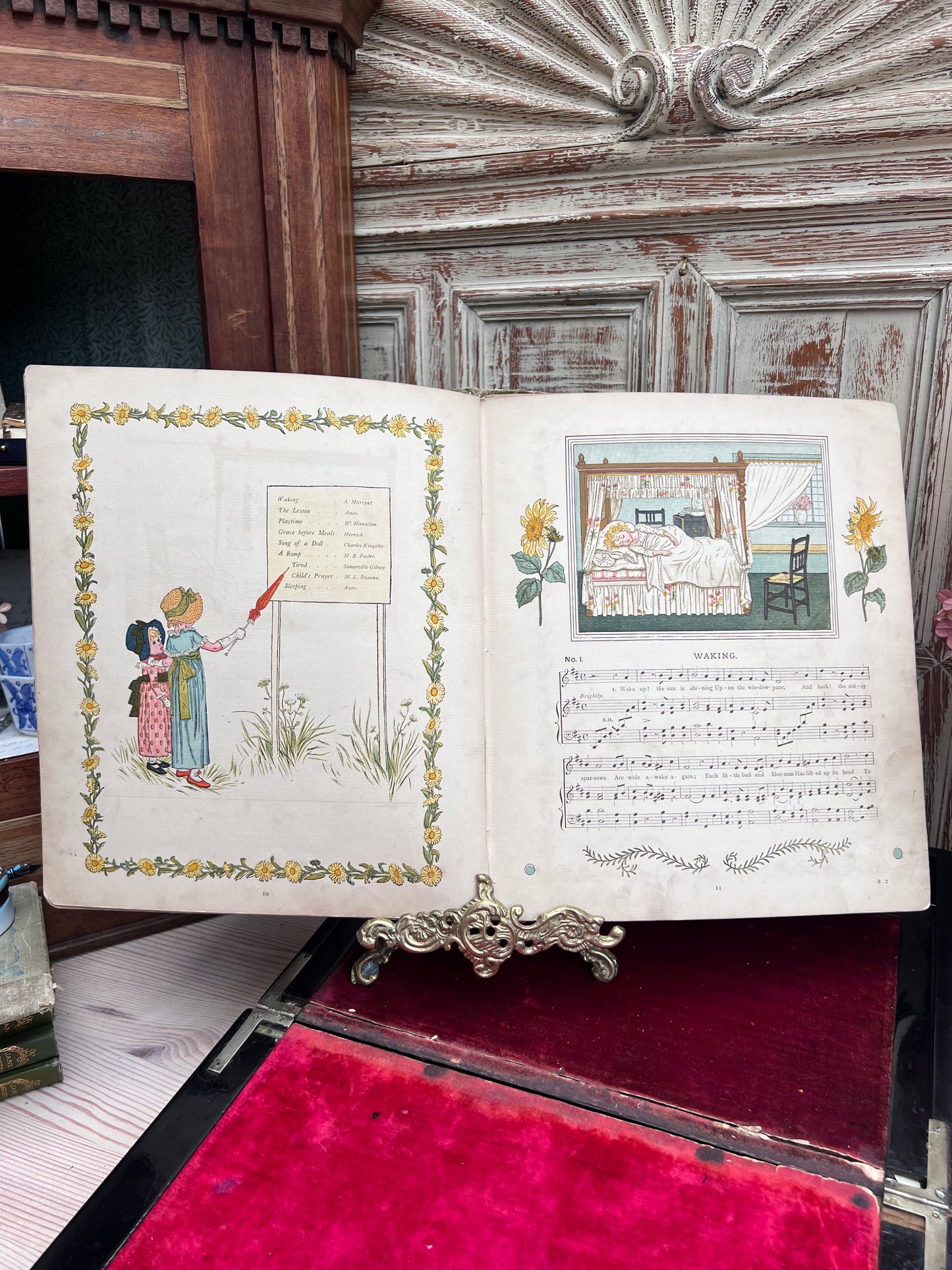 1881 'A day in a child's life' music book