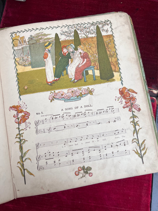 1881 'A day in a child's life' music book