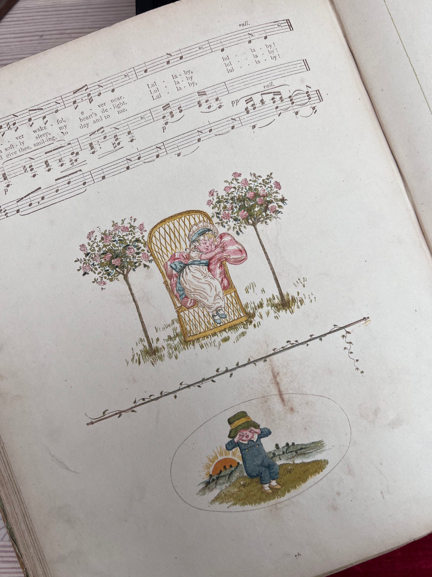 1881 'A day in a child's life' music book