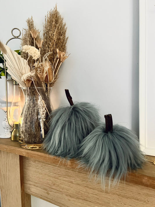 Super fluffy fur pumpkins