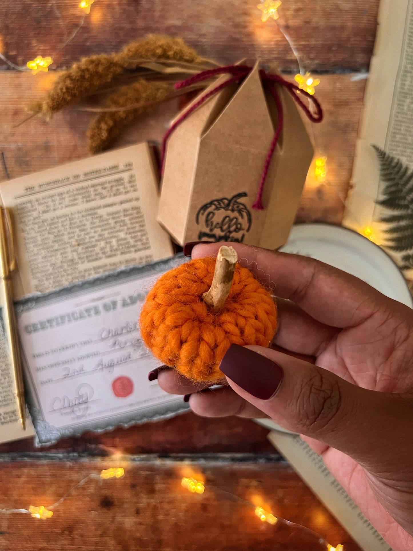 Adopt a pumpkin orange collection